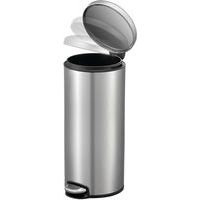 Poubelle à pédale Maggey 30L inox mat - Image 3