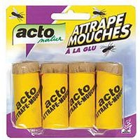 Lot de 32 Attrape mouche à la glue blister de 4 tubes - Image principale
