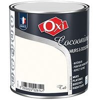 Lot de 2 Murs en bois satiné talc 50cl - Image principale