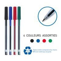 Etui 4 stylos bille pointe moyenne 1mm - Image 3