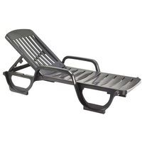 Bain de soleil Miami 190 cm anthracite - Image principale