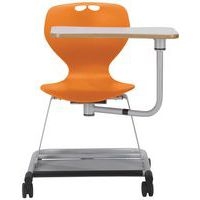 Siège Mahia mobile avec tablette coque orange - Image principale