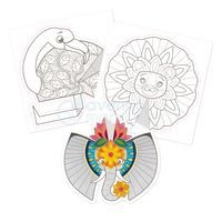 Bloc 36 mandalas 3D animaux sauvage à colorier - Image 2