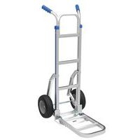 Diable aluminium bavette fixe et repliable charge 200 kg - Roues increvables-DLV - Image principale