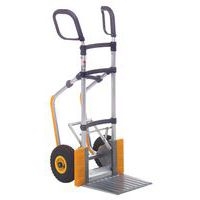 Diable aluminium Easytip® bavette fixe charge 250 kg - Roues pneumatiques - DLV - Image principale