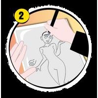 Graph'it trace-manga - Fille 'écolière' - Image 9