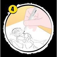 Graph'it trace-manga - Fille 'écolière' - Image 6