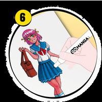 Graph'it trace-manga - Fille 'écolière' - Image 7