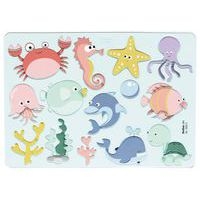 Ensemble 6 pochoirs zoo en plastique - Image 7