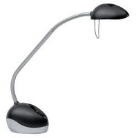 Lampe de bureau LED Ixe Noir/Gris métal - Image principale