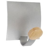 Patère magnétique 1 accroche Bois Gris métal - Image principale