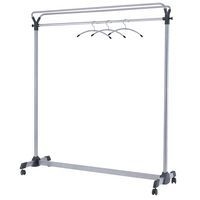 Vestiaire mobile Pro + 3 cintres Gris métal - Image principale