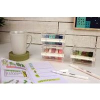 Distributeur de 3 rubans adhésifs décoratifs (Masking Tape) selon largeur empilable - Image 6