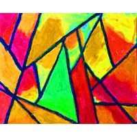 Boîte 12 pastels à l’huile fluo 70 mm Ø 10 mm - Image 2