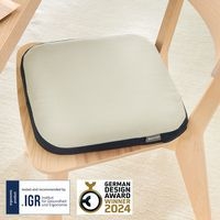 Coussin d'assise avec housse en tissu Ergo - Gris clair - Image 3