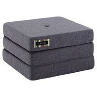 Klip Klap assise dépliable 3 matelas gris foncé-KlipKlap - Image principale