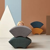 Klip Klap pouf corps courbé gris-KlipKlap - Image 3