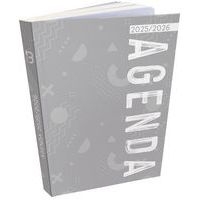 Agenda journalier l'écolier gris piqûre 12,5 x 17,5 cm - Image principale