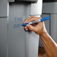 Marqueur permanent Sharpie pointe fine bleu - Boîte de 12 - Image 3