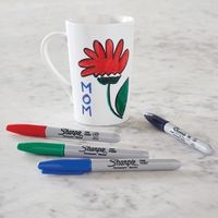 Marqueur permanent Sharpie pointe fine bleu - Boîte de 12 - Image 10