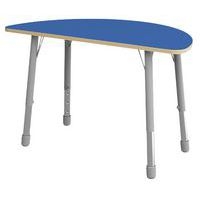 Table Eko demi-ronde ø 138 x 69 cm réglable T3 à T6 - bleu - Image principale