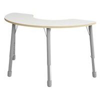 Table Eko haricot 146 x 68 cm réglable T1 à T3 - blanc - Image principale