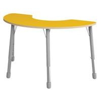 Table Eko haricot 146 x 68 cm réglable T1 à T3 - jaune - Image principale