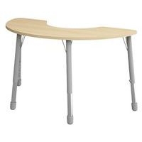 Table Eko haricot 146 x 68 cm réglable T1 à T3 - hêtre - Image principale