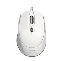 Souris Pro silencieuse filaire blanche - Port connect - Image principale