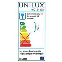 Lampe de bureau LED Poppy Unilux Blanc/Gris métal - Image 4