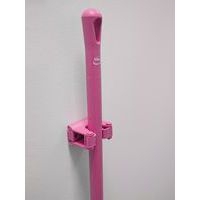 Lot de 5 Support mural hygiénique - Clip Grip - 8,3cm - Rose - Image 2