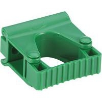 Lot de 5 Support mural hygiénique - Clip Grip - 8,3cm - Vert - Image principale