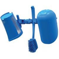 Lot de 5 Support Mural Hygiénique Hi-Flex - 42cm - Bleu - Image 5