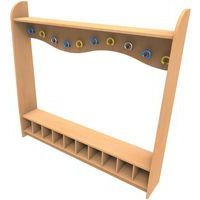 Banc vestiaire -  Caisson coloris: Hêtre - Image principale