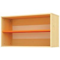 Etagère murale Confetti largeur 92 cm - finition orange - Image principale
