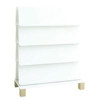 Caisson présentoir Confetti avec pieds - blanc - Image principale