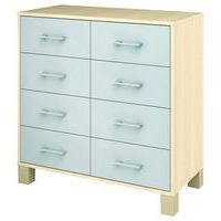 Armoire basse Confetti avec pieds et 8 tiroirs - Image principale