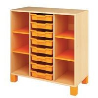 Meuble bas Confetti avec pieds et 8 bacs - Image 3