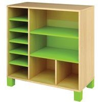 Meuble droit Confetti avec pieds étagères + cases - Image 2