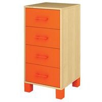 Caisson 4 tiroirs Confetti avec pieds - Image 2