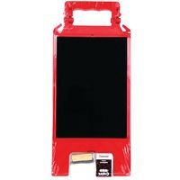 Chevalet avec message effaçable ardoise / rouge - Novap - Image principale