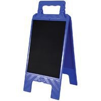 Chevalet avec message effaçable ardoise / bleu - Novap - Image principale