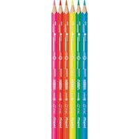 Pochette 6 crayons de couleur néon - Image 2