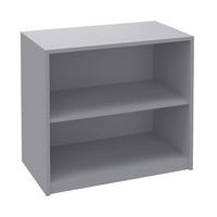Bibliothèque basse Sirius sans porte 80x72 cm alu - Image principale