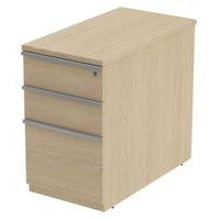 Caisson Fixe 3 tiroirs 43 x 80 ht 72 cm Chêne - Image principale