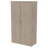 Armoire Portes Battantes 100 x 45 ht 180 cm Chêne gris - Image principale