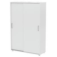 Armoire Portes Coulissantes 120 x 45 ht 180 cm Blanc - Image principale