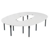 Table de réunion Noga ovale - Image 4