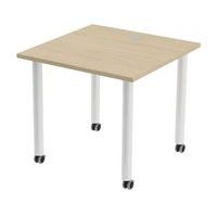 Table de réunion Tubo à roulettes 80 x 80 cm - Image 7