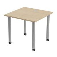 Table de réunion Tubo à roulettes 80 x 80 cm - Image 4